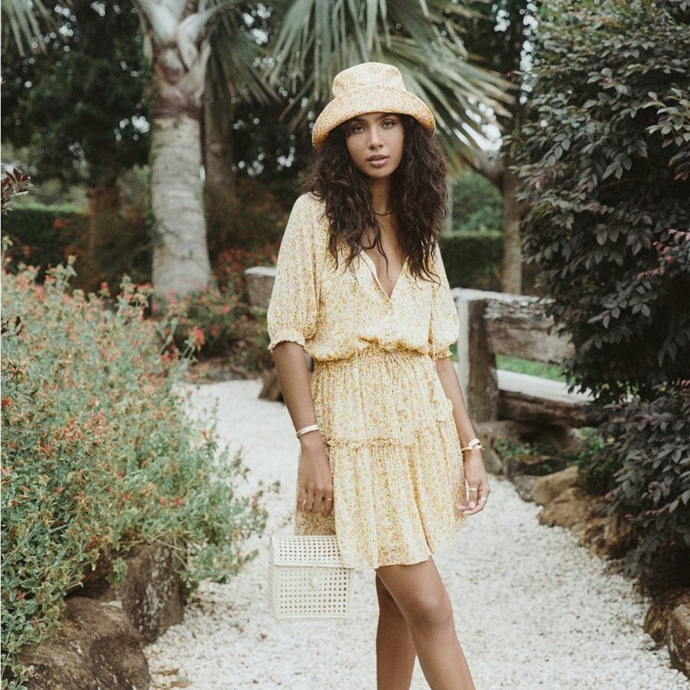 Spell & The Gypsy Rae Play Dress In Daisy Yellow